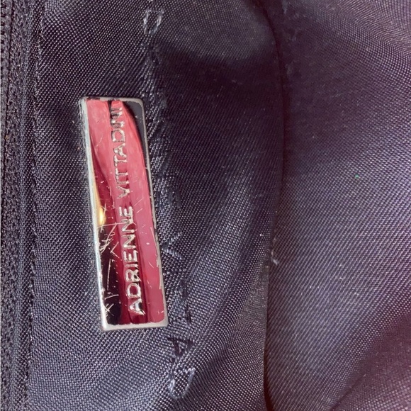 Adrienne Vittadini Red & Zebra Leather Purse | Designer Handbag - Picture 9 of 9